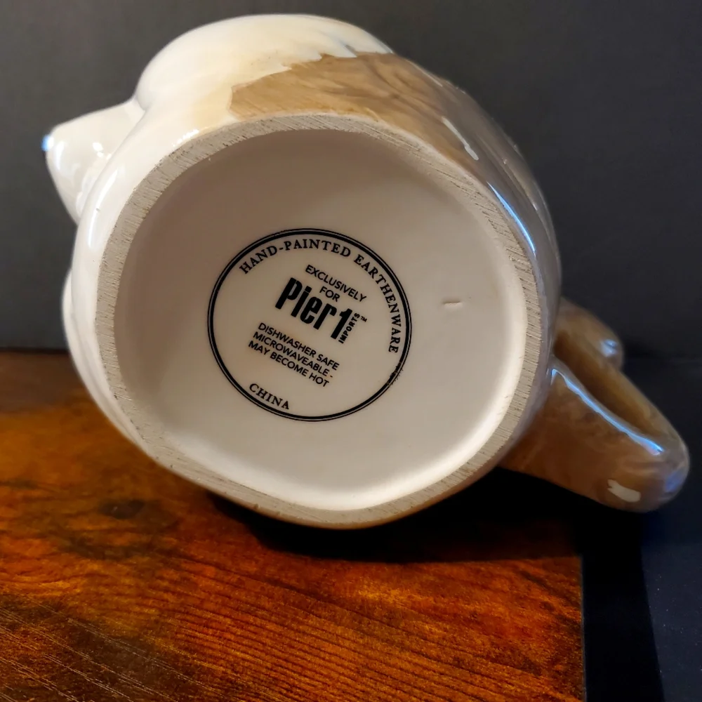 Pier 1 Hand-painted Chipmunk Coffee Tea Mug